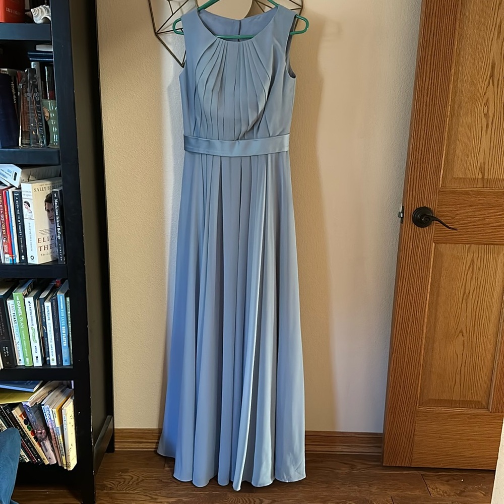 Allure Bridal Periwinkle Blue Sleeveless Dress